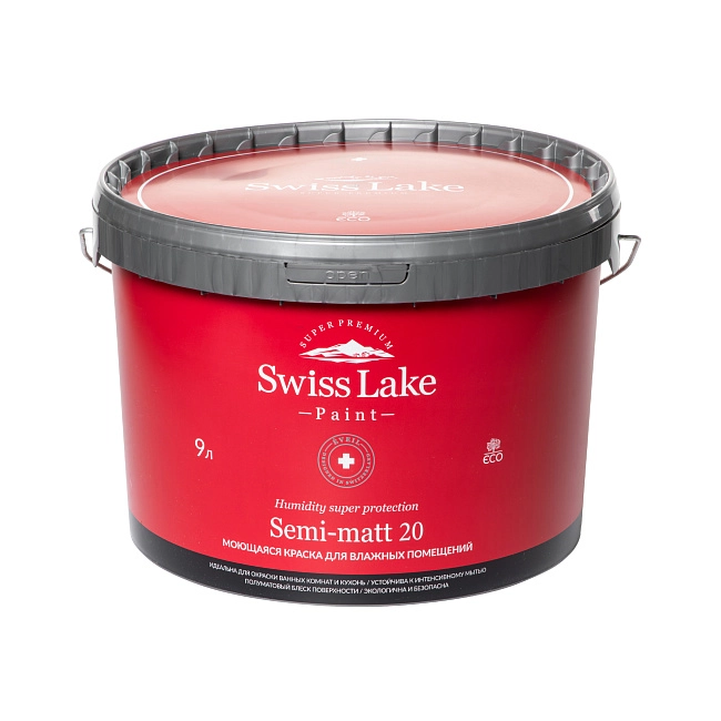 Краска Swiss Lake Semi-matt 20 база А 9л