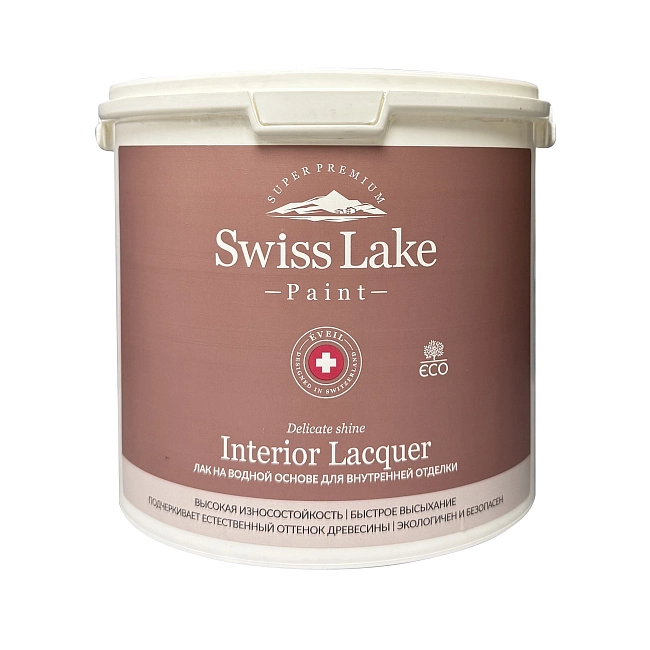 Лак на водной основе для внутренней отделки Interior Lacquer глянцевый 3л