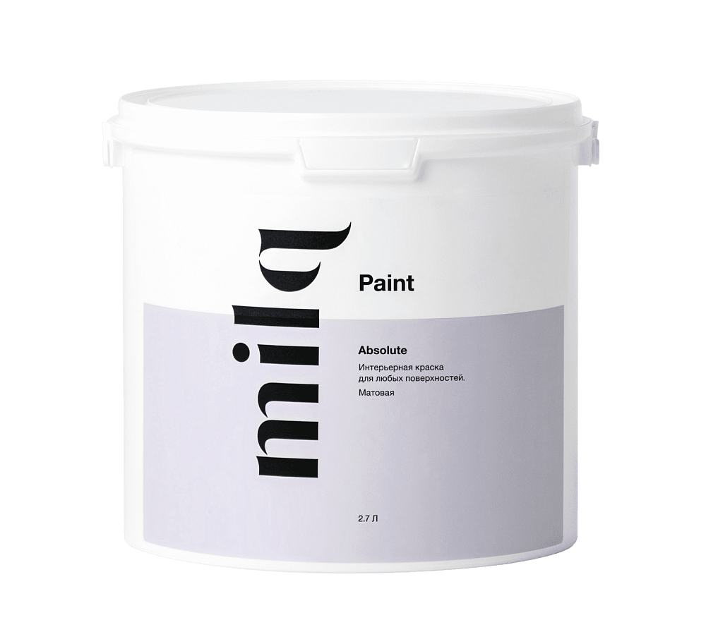 картинка Краска Milq Absolute 2,7л база А от магазина Art Lab