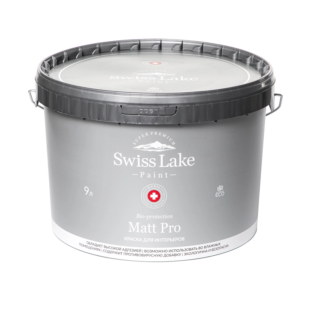 картинка Краска Swiss Lake Matt Pro база А 9л от магазина Art Lab