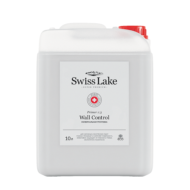 Грунт Swiss Lake глубокого проникновения Primer 1:3 Wall Control 10 л