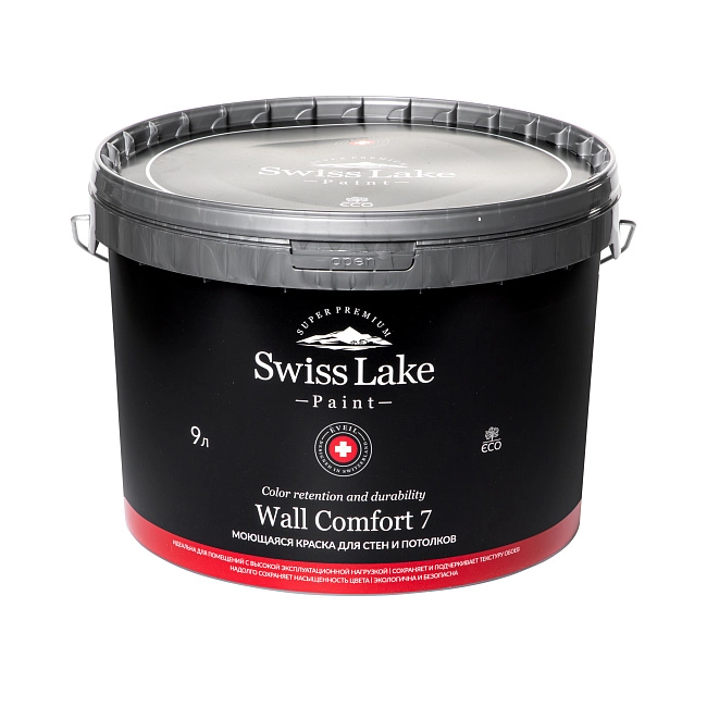 Краска Swiss Lake Wall Comfort 7 база А 9л