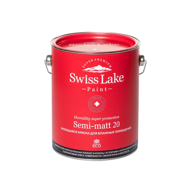 Краска Swiss Lake Semi-matt 20 база А 2,7