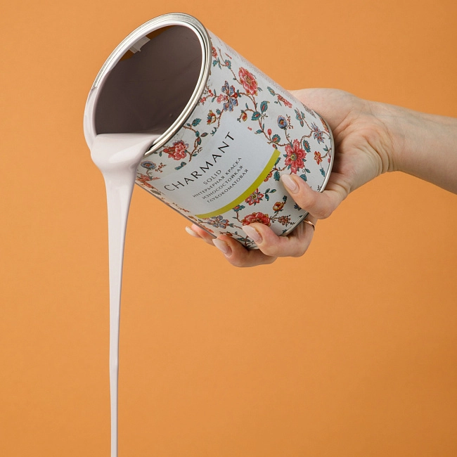 Краска Charmant Solid глубокоматовая моющаяся акрил-уретановая   база А 9 л