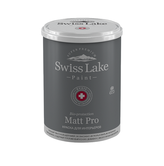 Краска Swiss Lake Matt Pro база А 0,9л